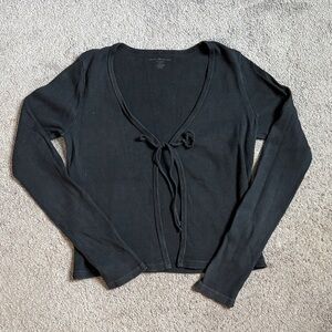 Brandy Melville Long Sleeve Ribbed Top